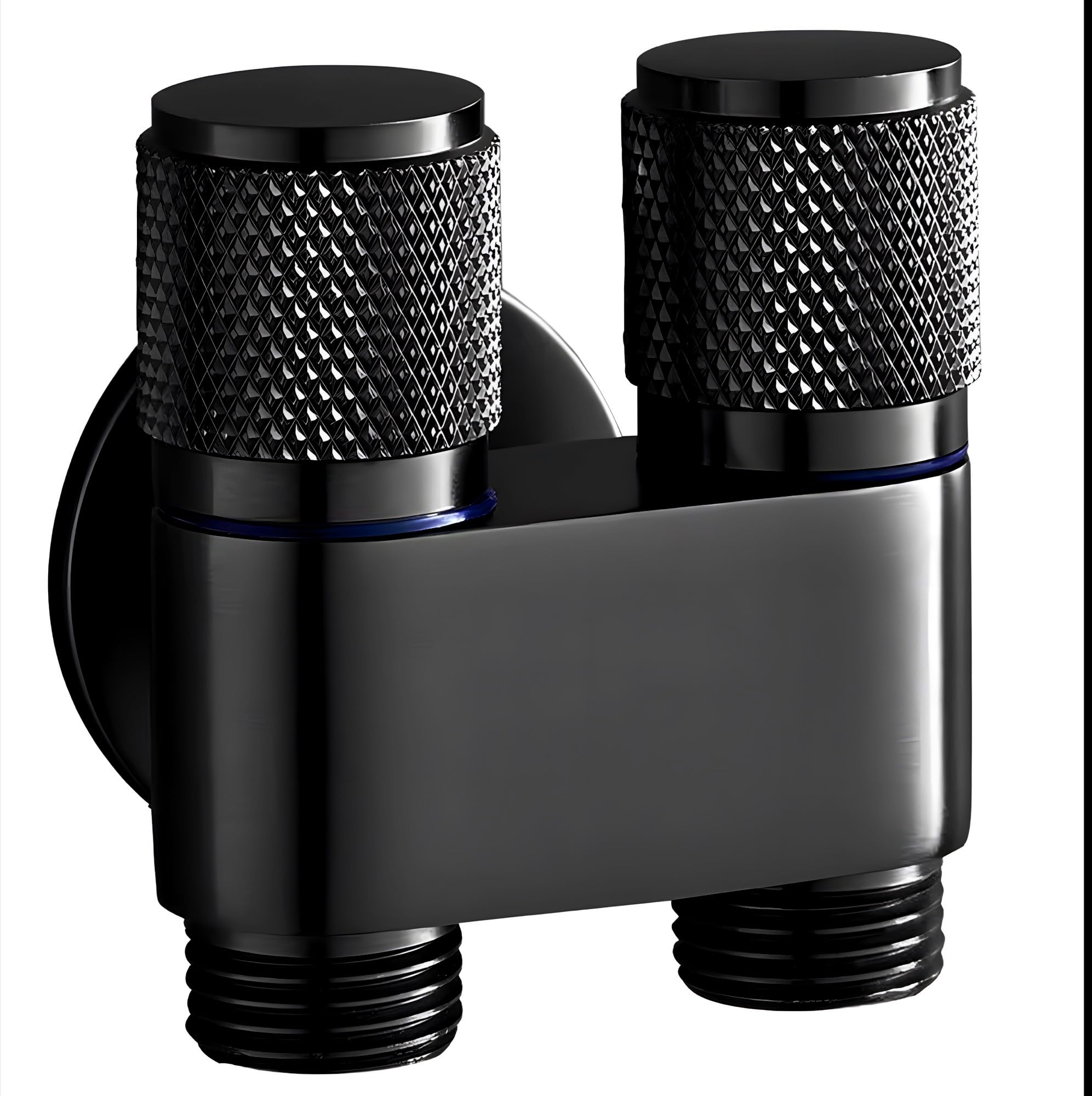 24x7 eMall 2 in 1 Angular Black Dual Tap for Bathroom, Geyser | Luxury Series Two-Way Angle Valve | 2 in 1 Angle Valve for Bathroom | Two Way Tap for Bathroom Black Washing Machine. Wall Mounted. (B0DGXZKF2H) Amazon Price History, Amazon Price Tracker