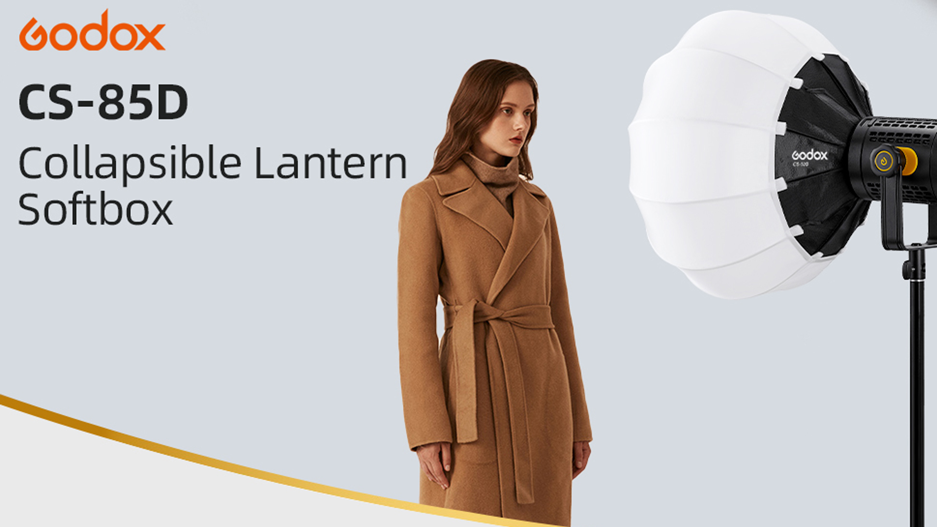 Softbox Lanterna 65cm Per Illuminazione Video - Montatura Bowens, Luce Soffusa 360 Gradi