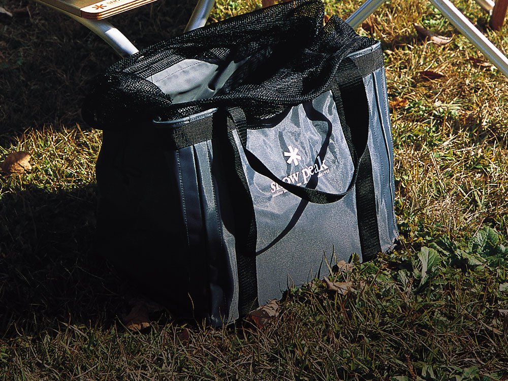 Snow Peak UG-080, Custodia Multiuso, in Nylon, Contenitore per Ingranaggi, Prodotto da Campeggio, progettata in Giappone, Garanzia a Vita Unisex-Adulto, Grigio, 31 x 27 x 38cm
