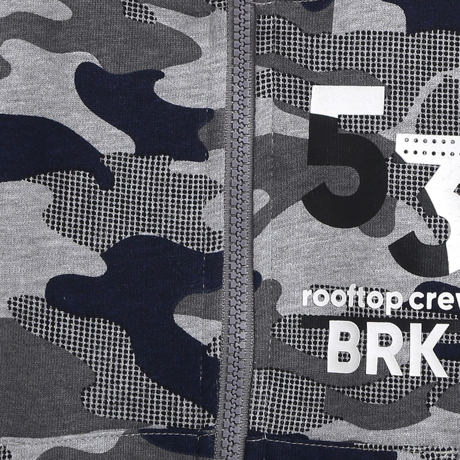 Chicco Boys Light Grey Camouflage Cardigan, 2-3 Years - Image 3 thumbnail
