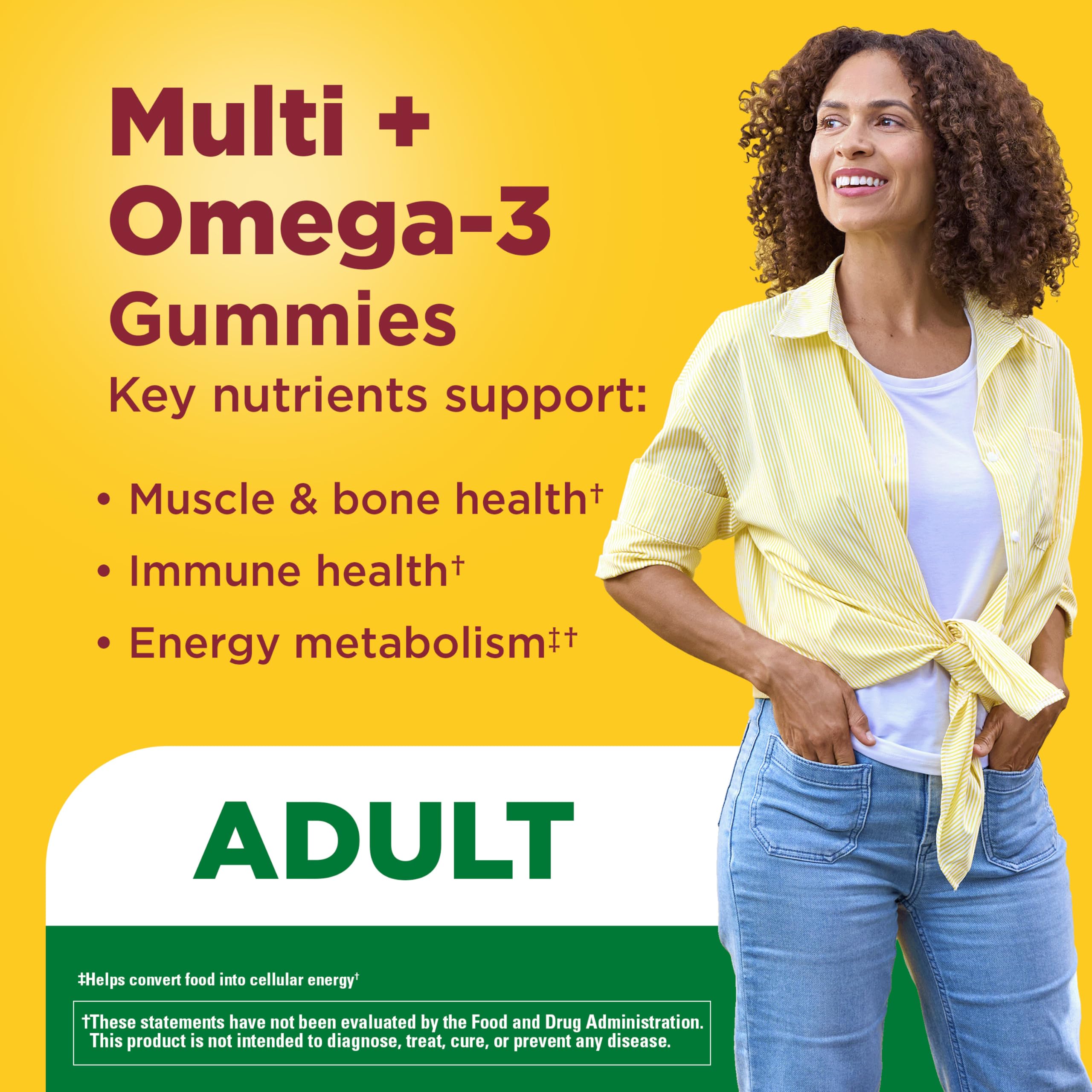 Nature Made Multivitamin + Omega-3, Multivitamin Gummies for Adults, 140 Ct — Amazon image 3