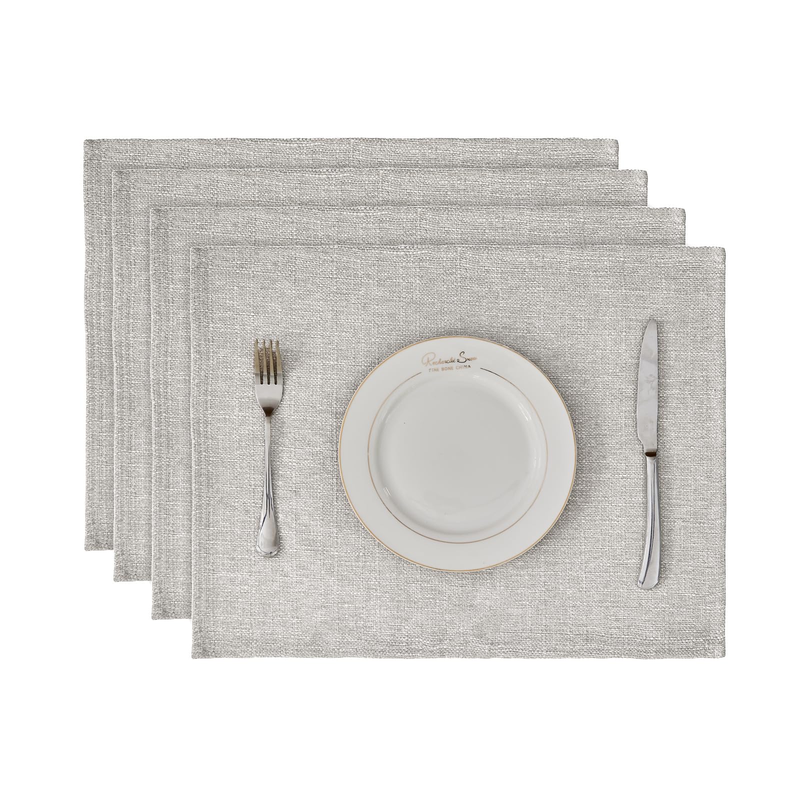 BALCONY & FALCON Table Cloth Waterproof Washable Beige 35x45cm,4pcs
