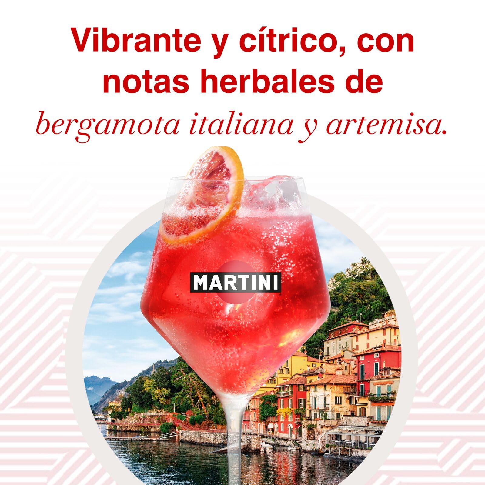 MARTINI Vibrante Aperitivo sin Alcohol 75cl con Infusión de Botánicos Superiores