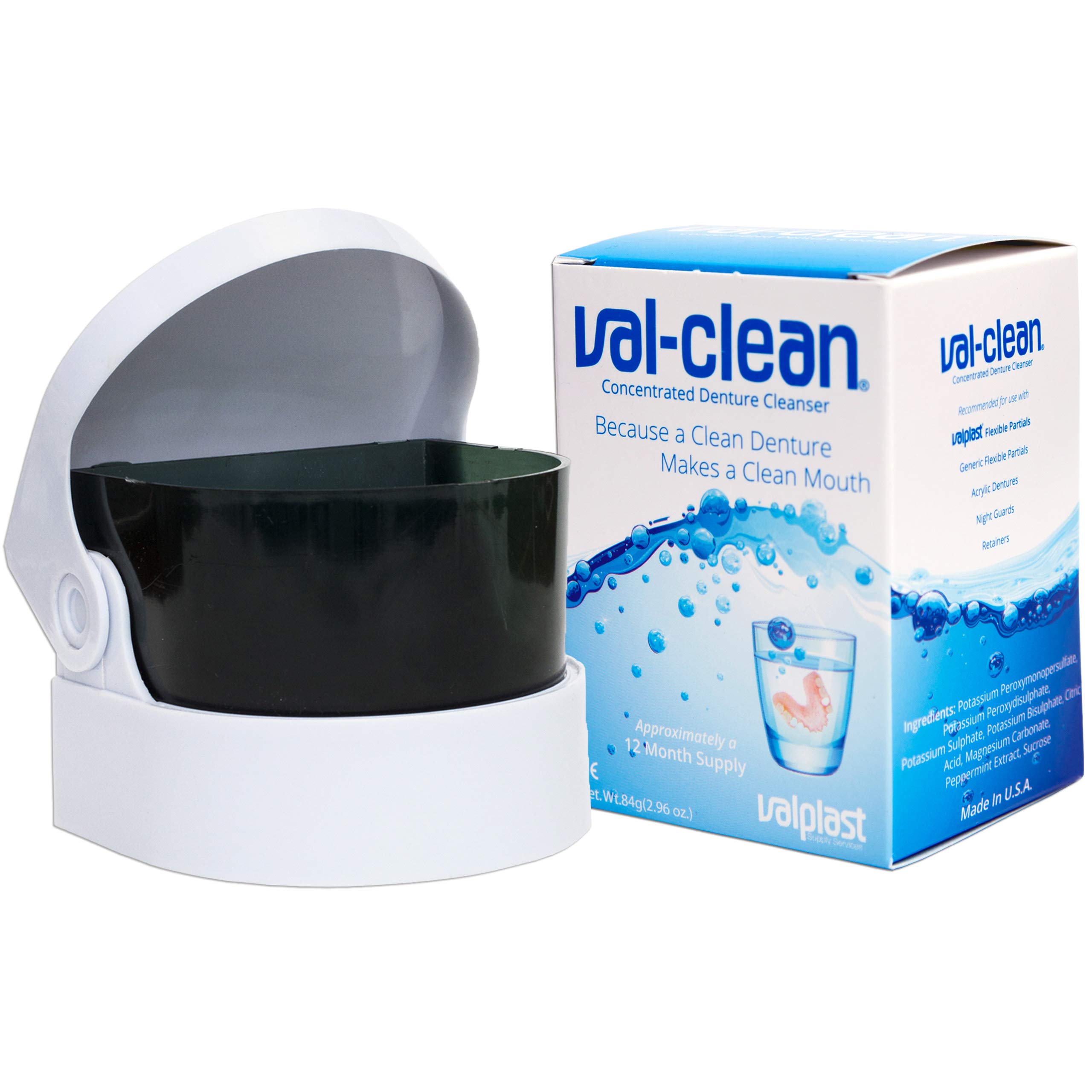 Buy ValClean Sachets & Sonic Cleaner 12 Sachets 1 Years Supply