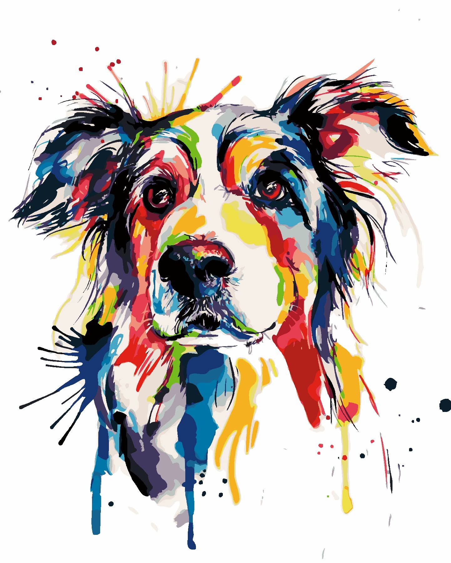 Pintura Por Números Para Adultos Yorkshire Terrier Dibujar En Lienzo Con Pinceles, Pinturas Sin Marco, Pintura Al óleo Para Decoración De Pared Del Hogar