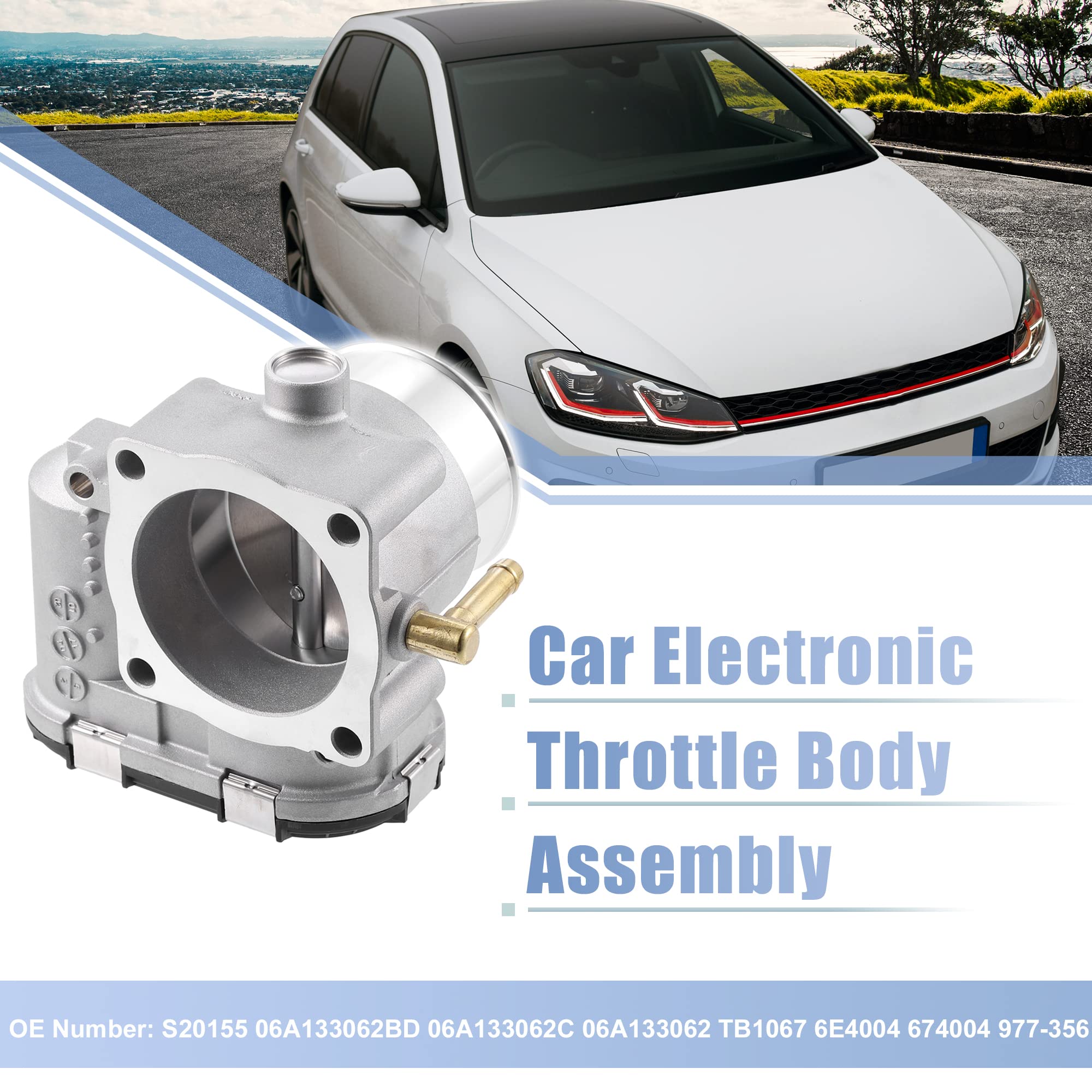 A ABSOPRO S20155 06A133062BD Coche Electrónico Acelerador Cuerpo Ensamblaje para TT