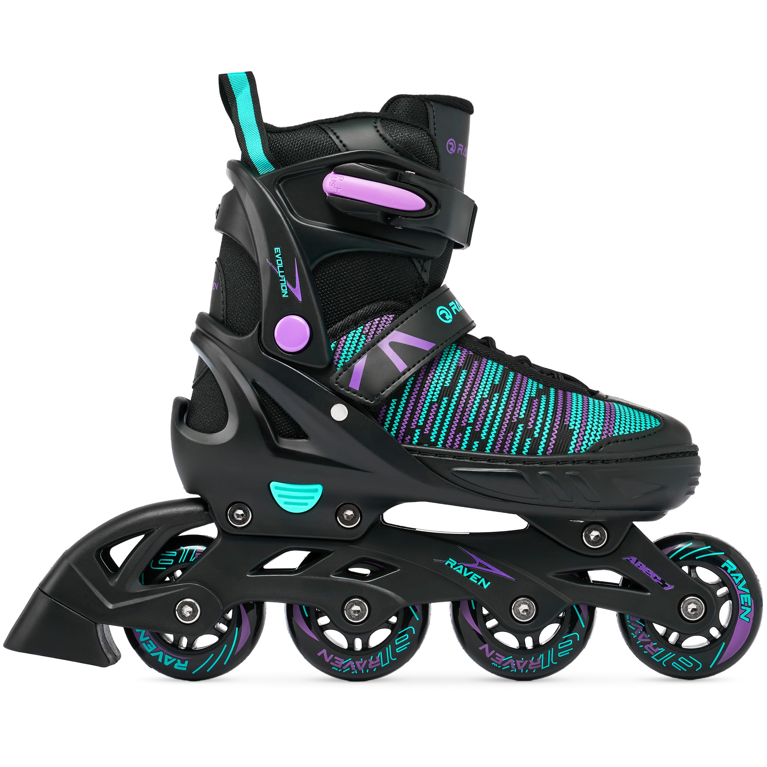 RAVEN 2in1 Schlittschuhe Inline Skates Inliner für Kinder Erwachsene Mädchen Damen verstellbar