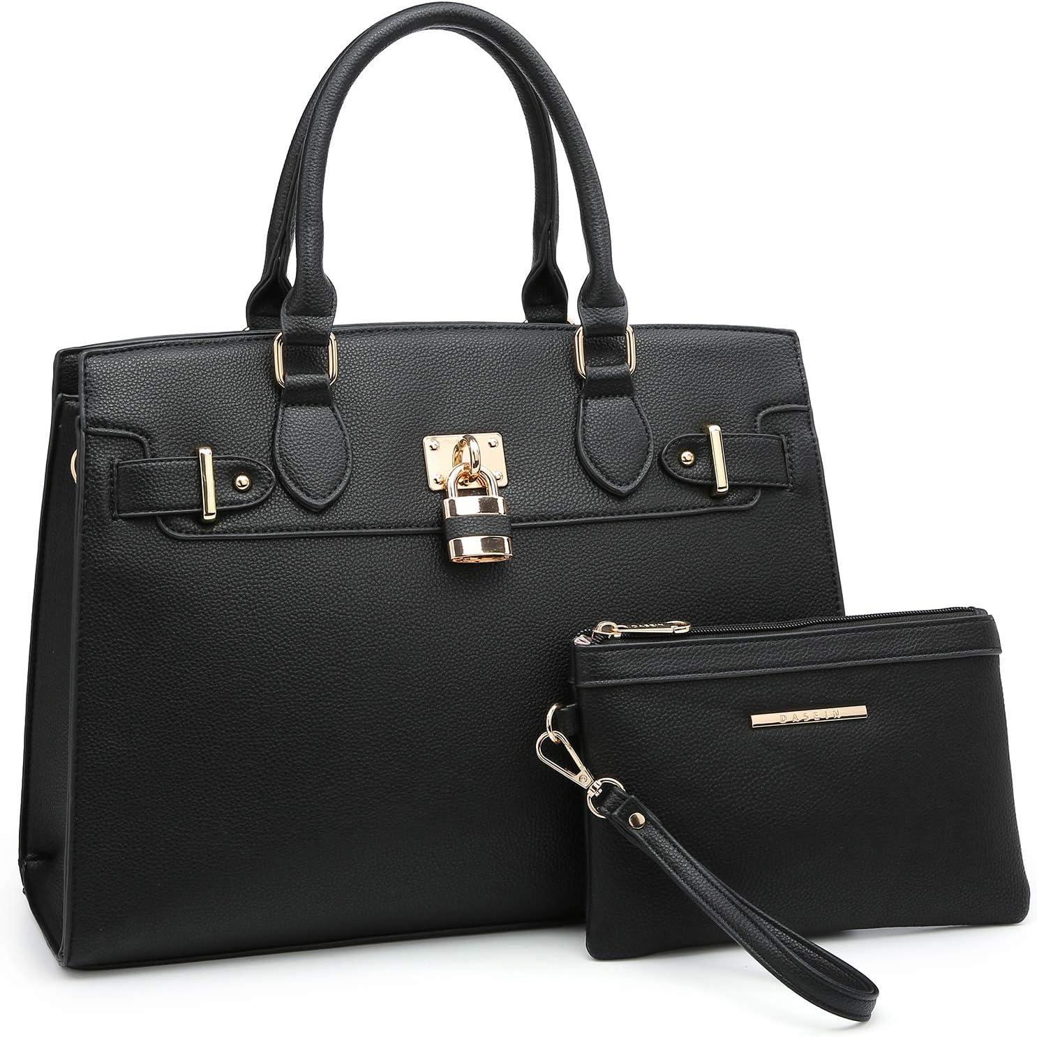 Dasein Women Handbags and Purses Ladies Shoulder Bag Top Handle Satchel Tote Work Bag with Matching Clutch Dasein Women Handbags and Purses Ladies Shoulder Bag Top Handle Satchel Tote Work Bag with Matching Clutch