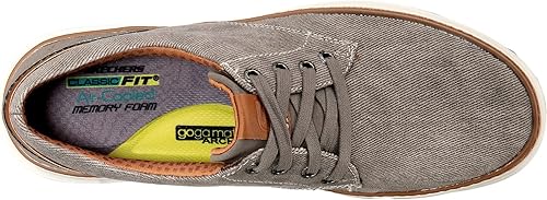 Miniatura 5 de Skechers de lona Moreno Oxford para hombre