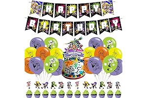 Splatoon 3 Birthday Party Decorations for Kids and Adults