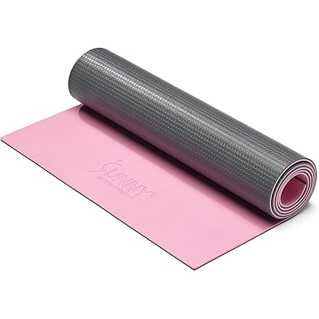 Premium Yoga Mat for Enhanced Fitness and Well-being: Sunny Health & Fitness Non-Slip Mat