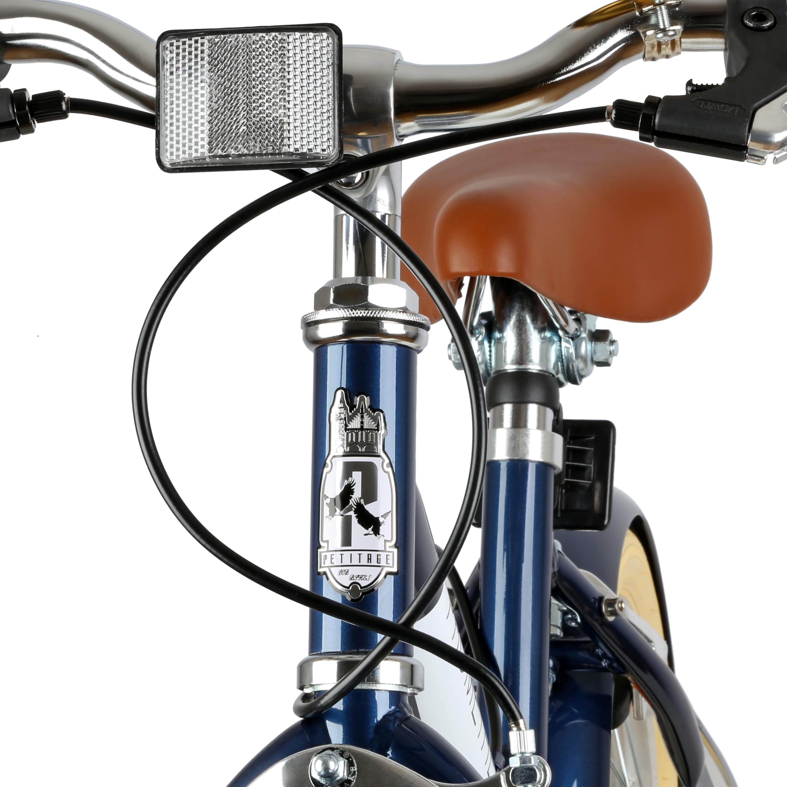 PROMETHEUS BICYCLES Vélo rétro pour enfant 20" unisex bleu | Vélo 20" pour enfants à partir de 6 ans