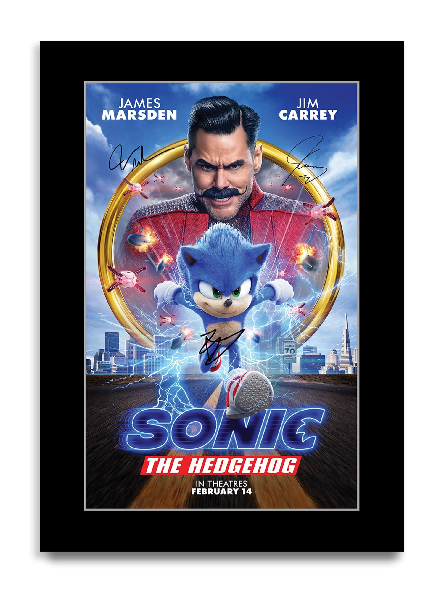 HWC Trading Sonic the Hedgehog Gifts Printed Poster Signed Autograph Picture for Movie Memorabilia Fans (ID-003730) - A4 Print Only