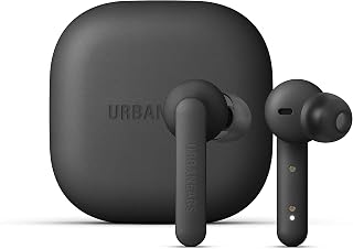 Urbanears Alby True Wireless Bluetooth Earphones, Ear Buds - Charcoal Black (Renewed)