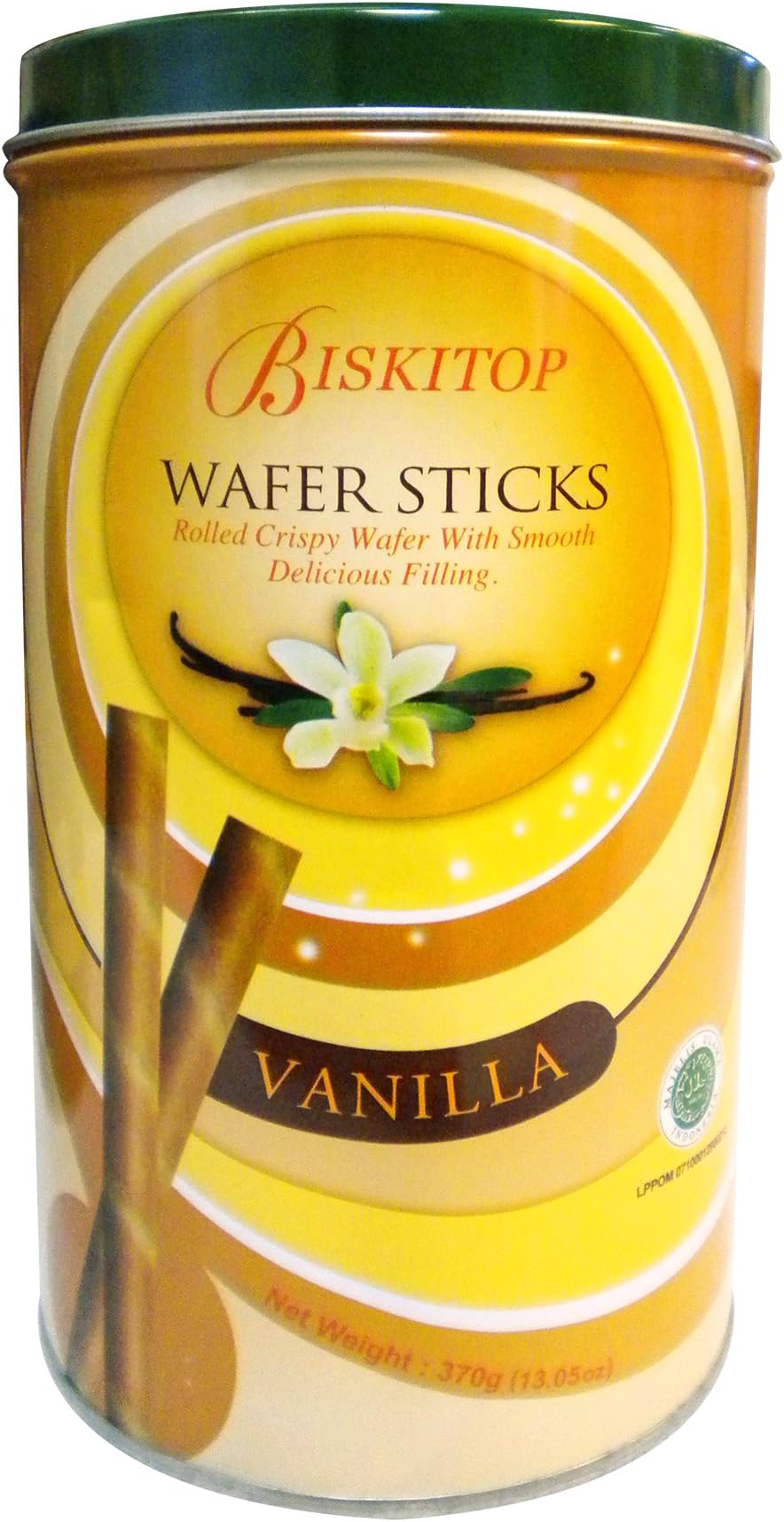 Biscotto Wafer Stick, Vanilla, 13.05 Ounce (Pack of 12)