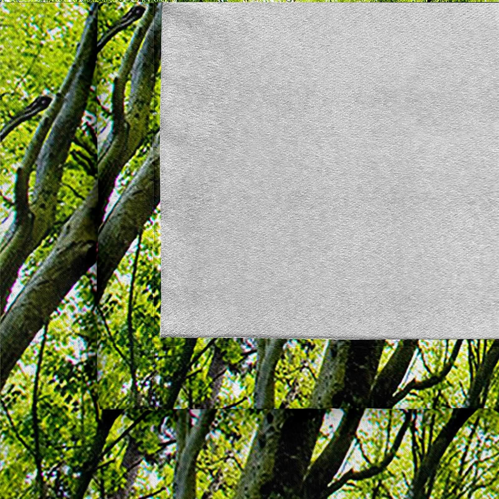 Zasłony zaciemniające do jadalni 2 szt., 2 x 86 W x 115 H, zasłona zaciemniająca, oczka, drzewa, krajobraz, zasłony zielone kuchnia