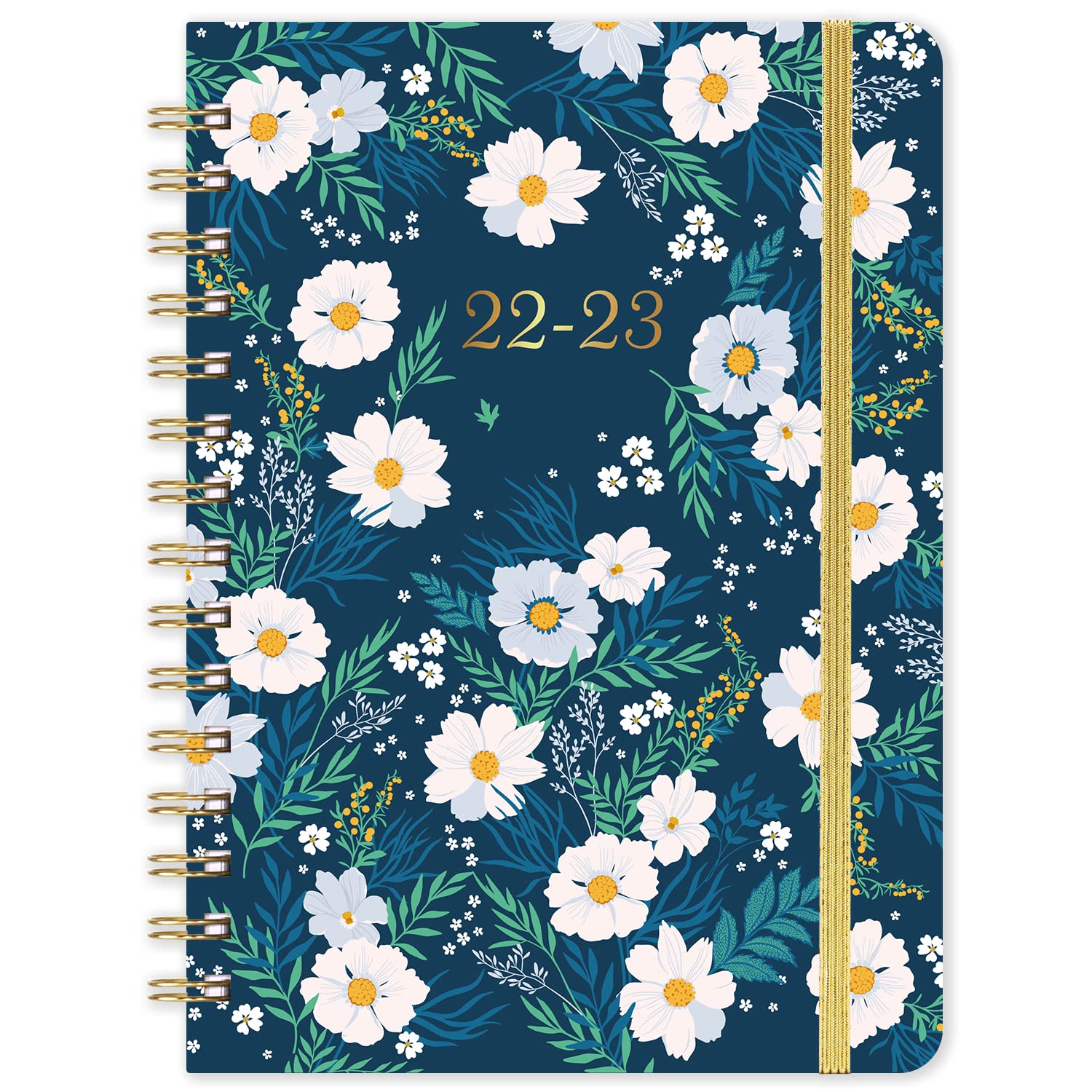 Planner 2022-2023 - Weekly & Monthly Planner 2022-2023, Jul.2022-Jun.2023, 8.5" x 6.4", Academic Planner 2022-2023 with Tabs, Hardcover, Strong Twin - Wire Binding