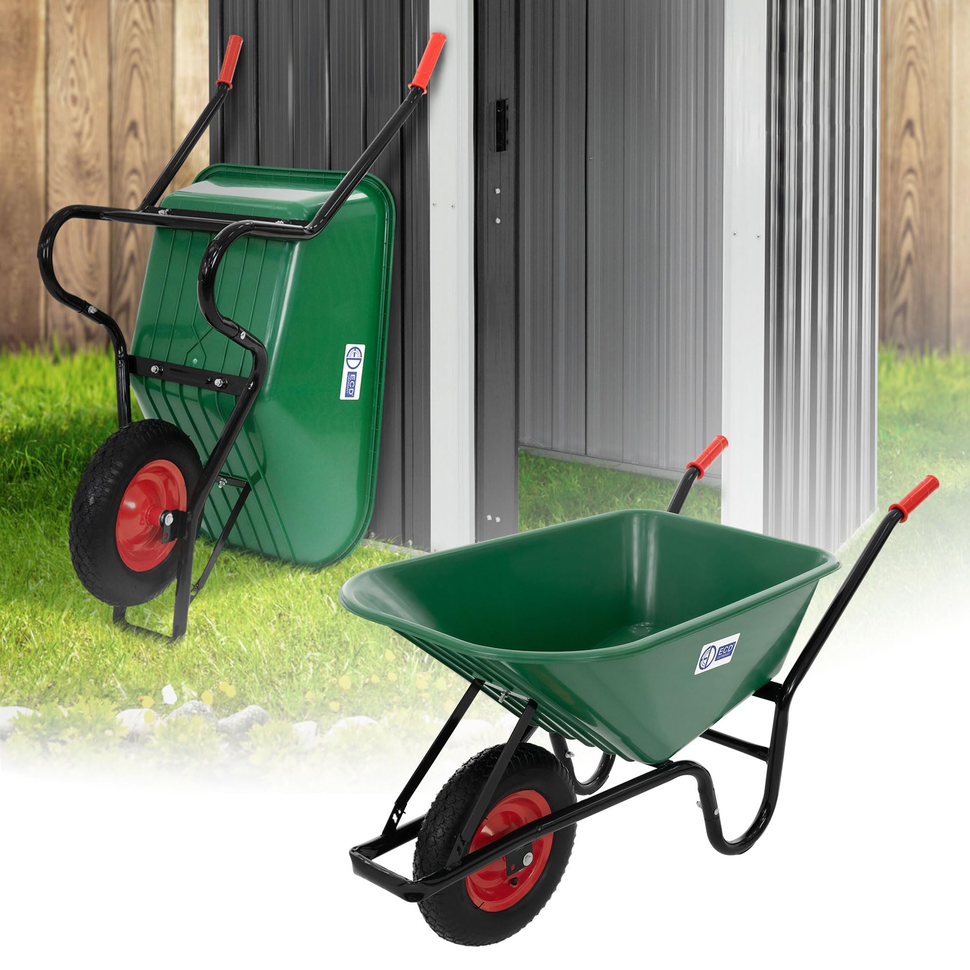 Ironside 197000 Folding Hand Wheelbarrow 90kg Load Capacity