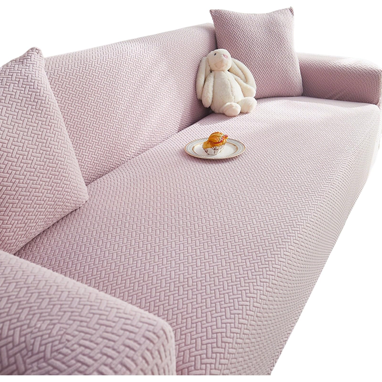 Housse de canapé velours extensible contre usure meubles