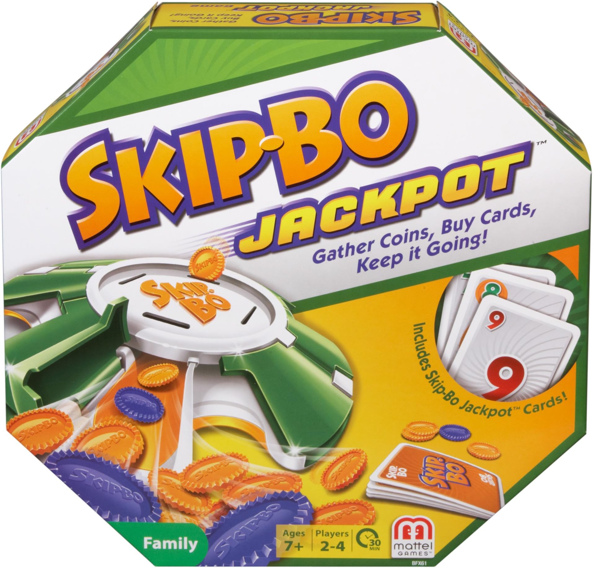 Mattel Games Skip-Bo Jackpot Game