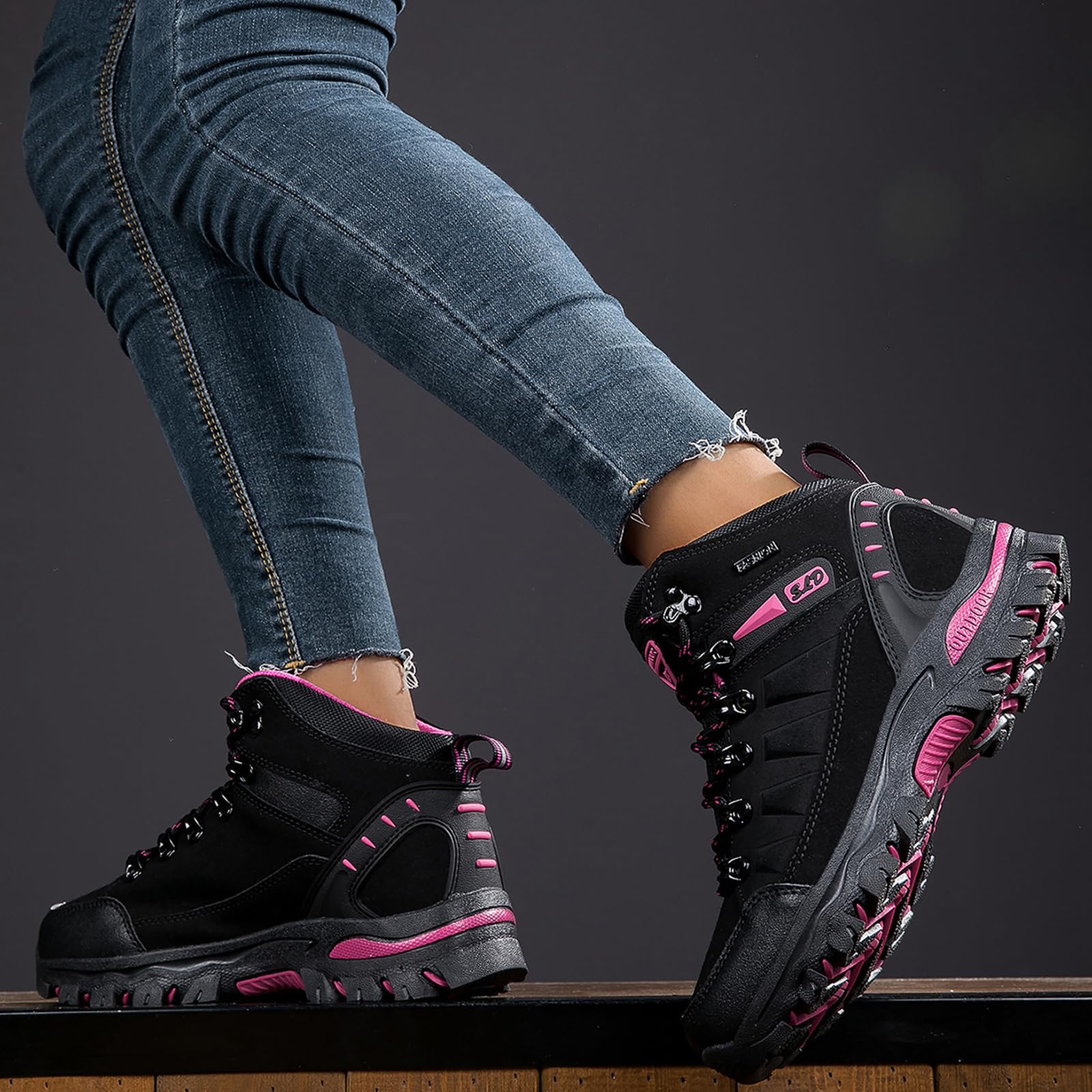 Zapatos de senderismo antideslizantes para mujer