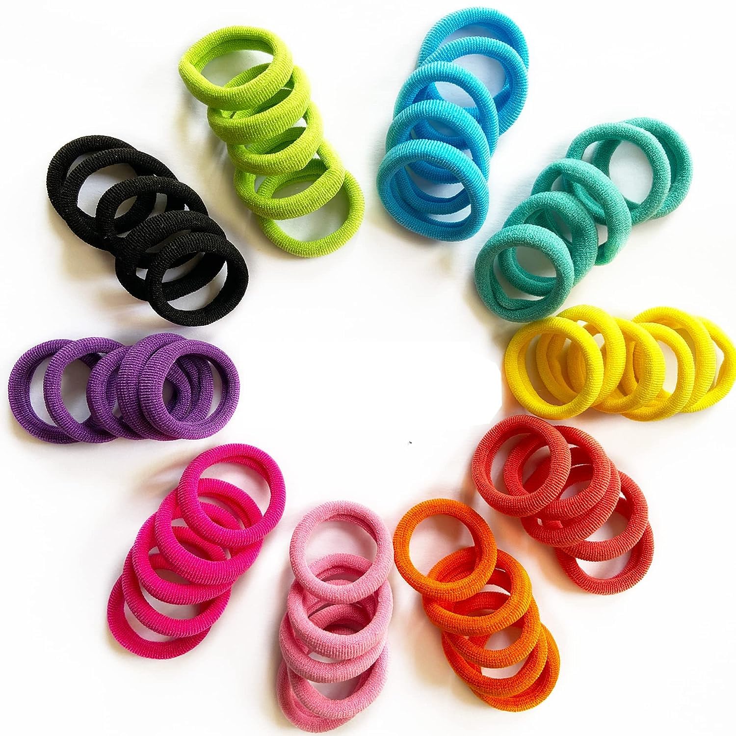 Mini Hair Rubber Bands Multi Bright Colored Elastic Cotton Stretch Hair Ties Ponytail Holder. For Baby Girls. (Light 50 Pcs) (B0CG18PKPK) Amazon Price History, Amazon Price Tracker