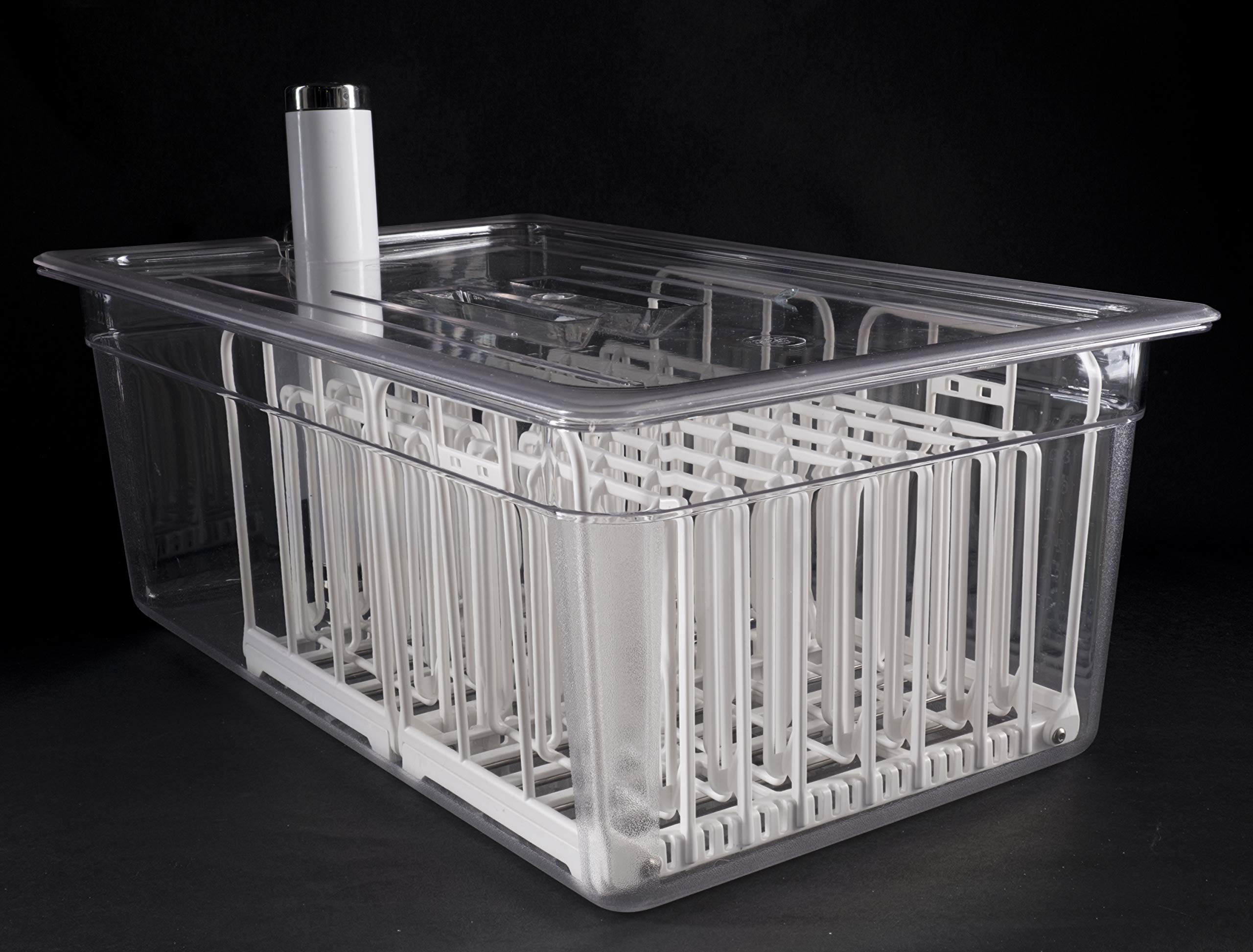 LIPAVI Sous Vide – Modello N20X | Rastrelliera professionale | Accessori in acciaio inossidabile (316L) per cucina | In acciaio inossidabile, regolabile, pieghevole
