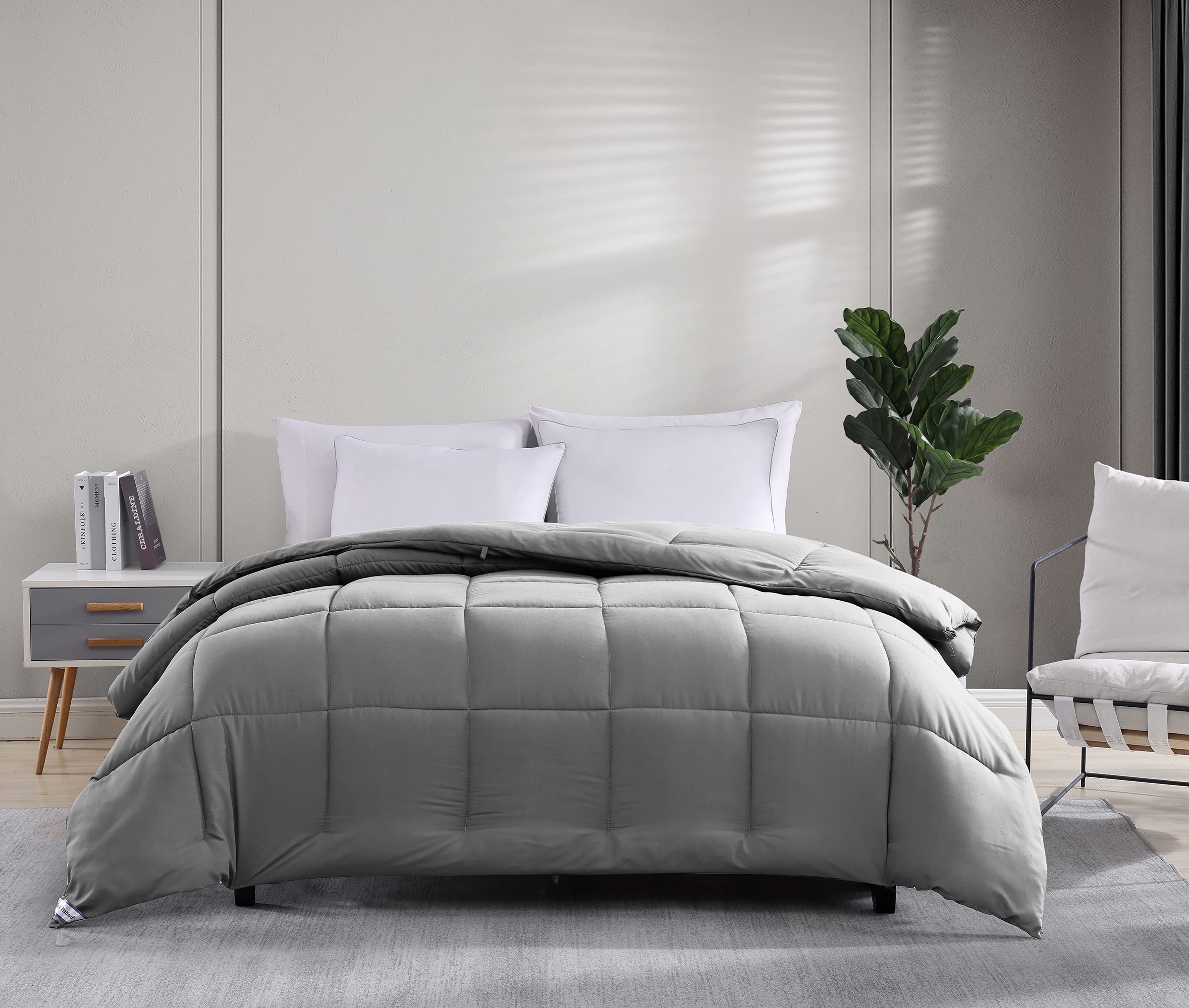 Casa Platino Quilted Comforter Queen Size Super Soft Duvet Insert