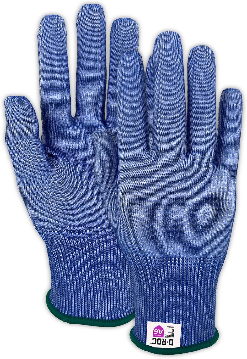 MAGID D-ROC AeroDex Extremely Lightweight Uncoated 18-Gauge Cut Resistant Work Glove