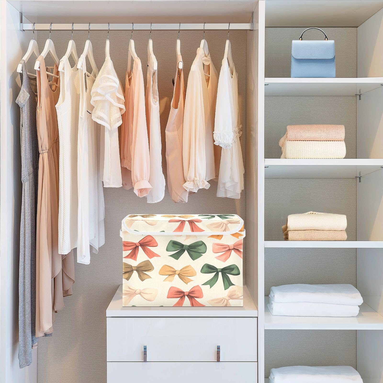Creative Deco XXL Rosa Grande Scatola in Legno Porta Oggetti | 40x30x24 cm | Coperchio e Maniglie | Contenitore Giochi Bambini Cassetta Portagiochi | Leroy Merlin