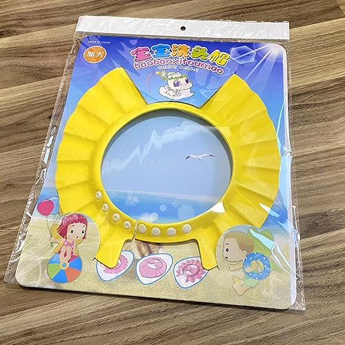 Miniatura 6 de Gorro azul para baby shower, gorro de champú de baño, gorra de visera ajustable, protege tus ojos y cara del agua, adecuado para bebés, niños y