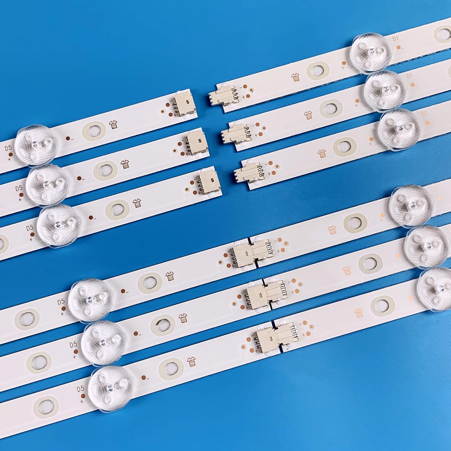PANMILED 12 Pieces LED Backlight Strips for 65'' TV LB65065 E4ST6519RKU E4SW6518RKU NS65DF710NA21