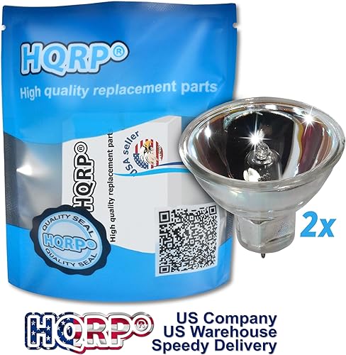Miniatura 9 de HQRP Bombilla halógena de 15 V 150 W con forma MR16 GZ6.35 compatible con Topcon 300320600 6070 70100 7585 300 OM-5 OMS-300 OMS-75s 41107-50130 EFR