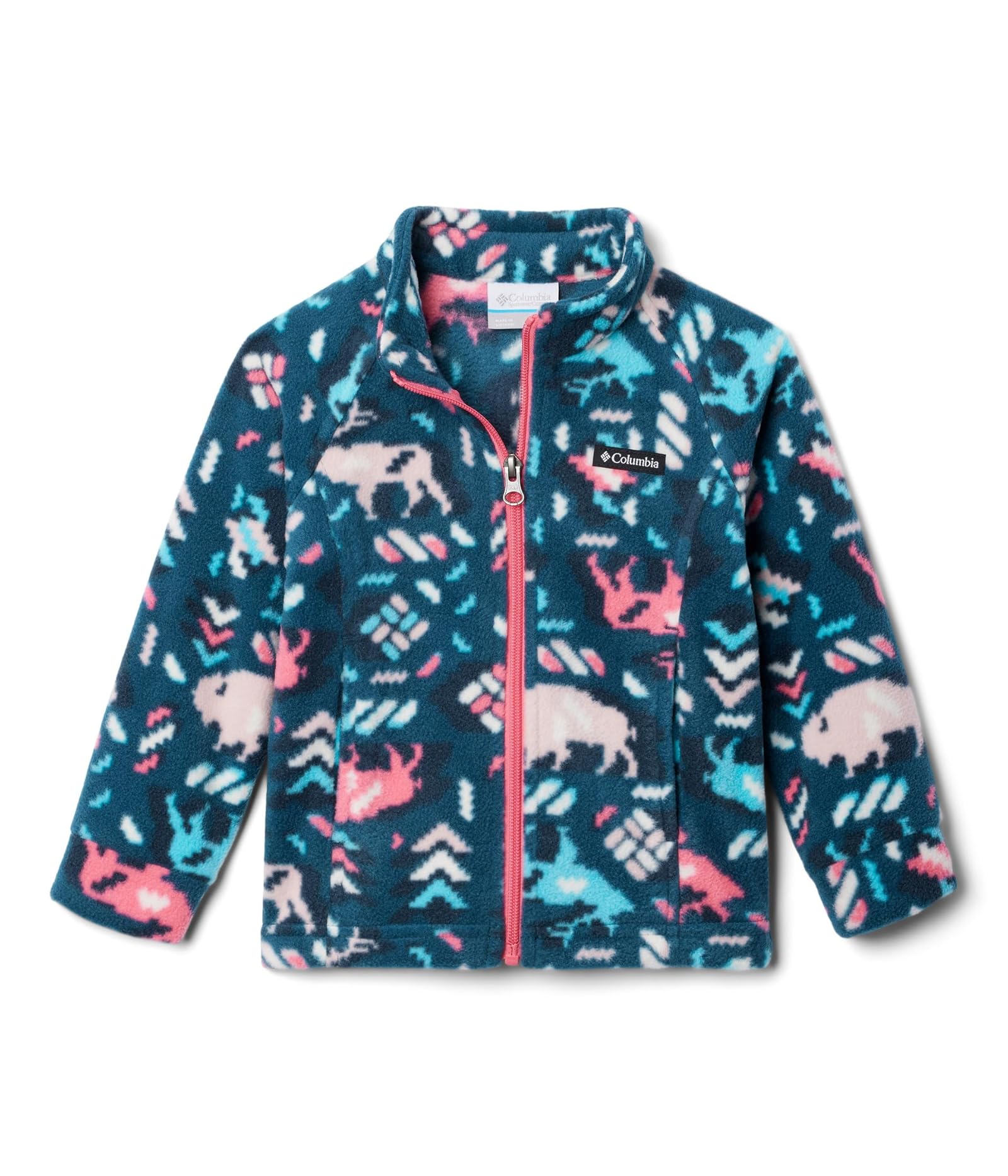 Girl's Clothing Columbia Kids Benton Springs™ II Printed Fleece (Toddler) - Picture 2 of 11