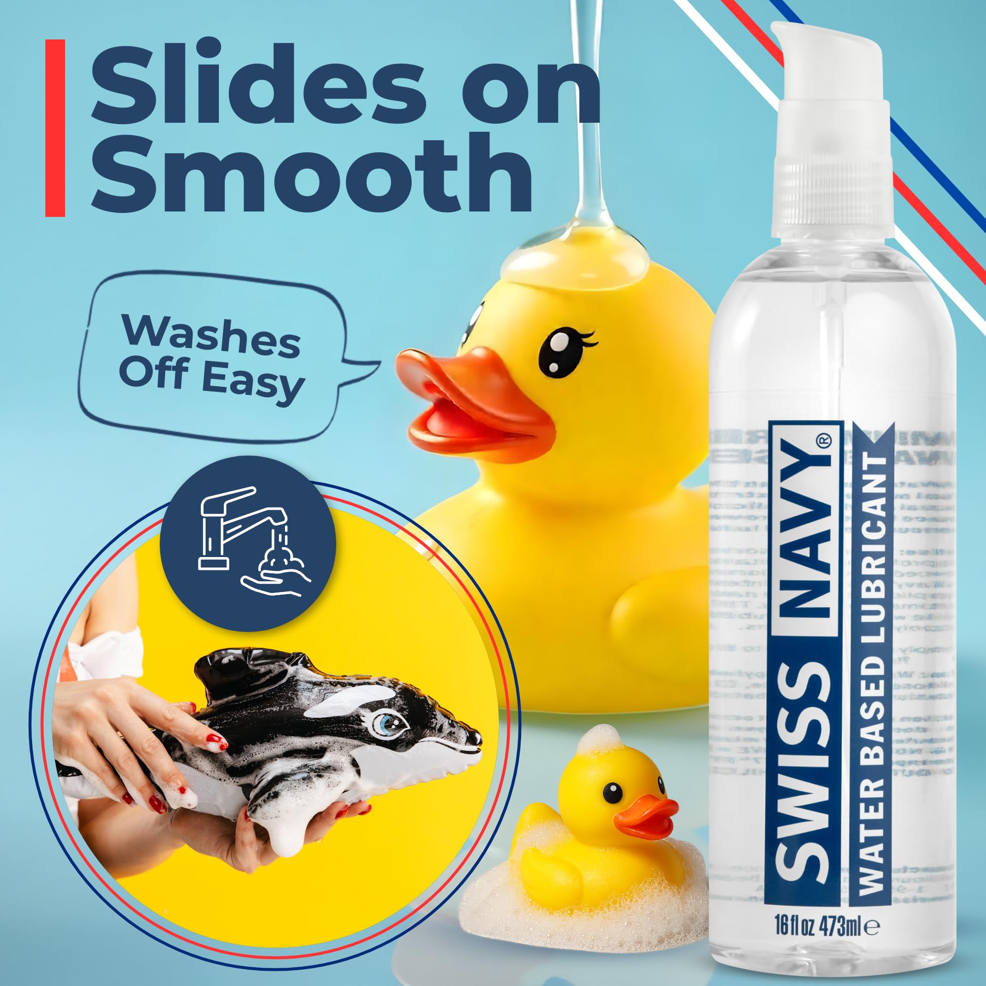 Snapklik.com : Swiss Navy Premium Water-Based Lubricant - 16 Oz -  Lubricating Gel For Men, Women & Couples - Toy Safe - Non-Staining Formula  - Compatible
