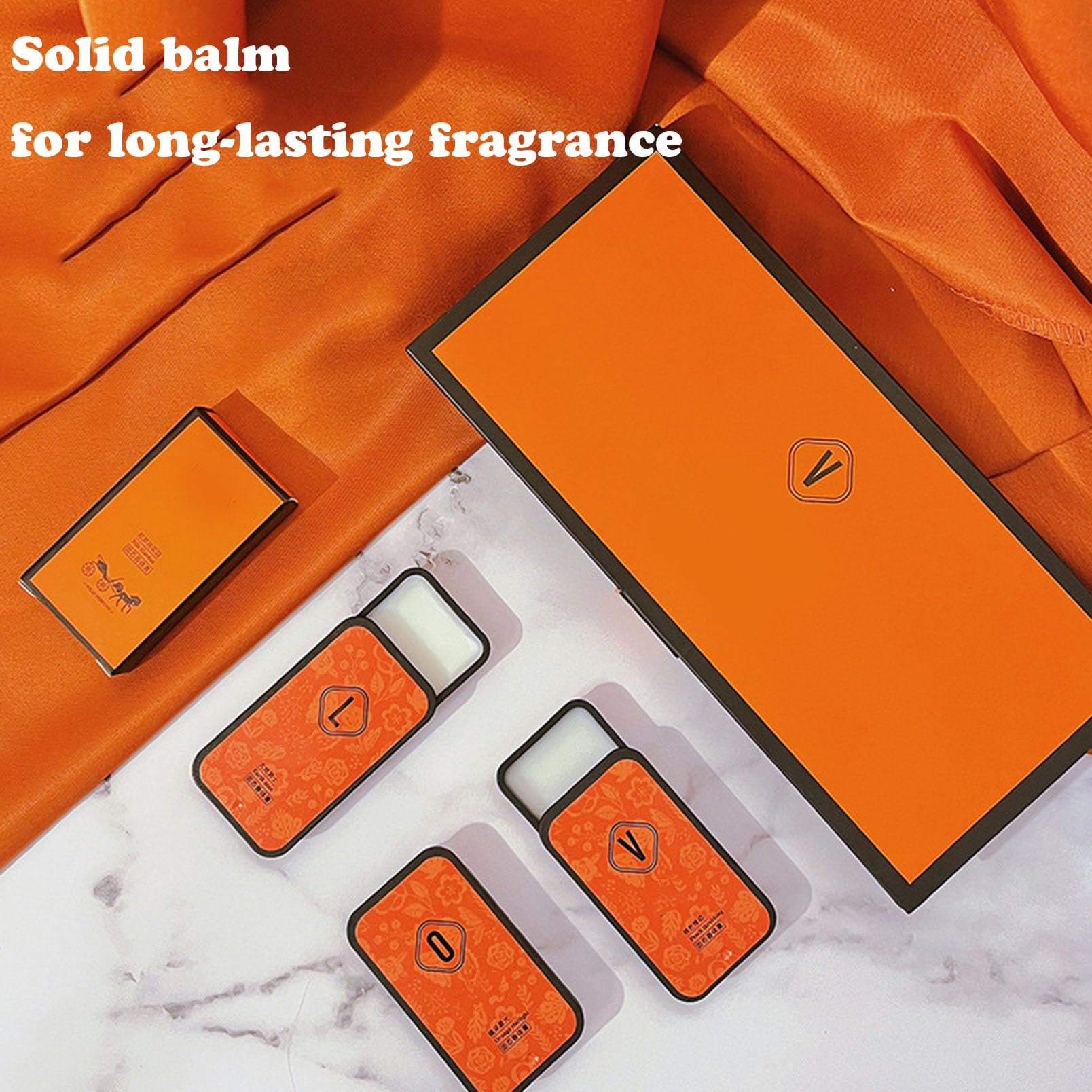 Solid Perfume Set,Portable Pocket Balm Perfume,Profumo Balsamo Tascabile Portatile per Viaggi,Balsamo Profumato Solido Tascabile Portatile,Profumo Solido Elegante Semplice Adatto Per Uomo Donna
