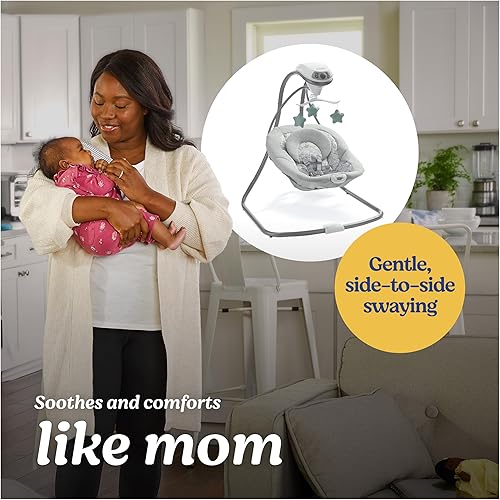 Miniatura 2 de Graco Simple Sway - Columpio para bebé, Hiedra