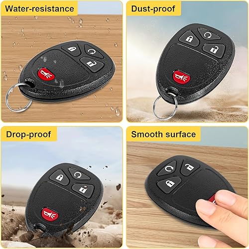 Miniatura 6 de Llavero de repuesto con control remoto sin llave para Chevy Silverado Suburban Tahoe Avalanche Equinox GMC Sierra Yukon Acadia Savana Escalade