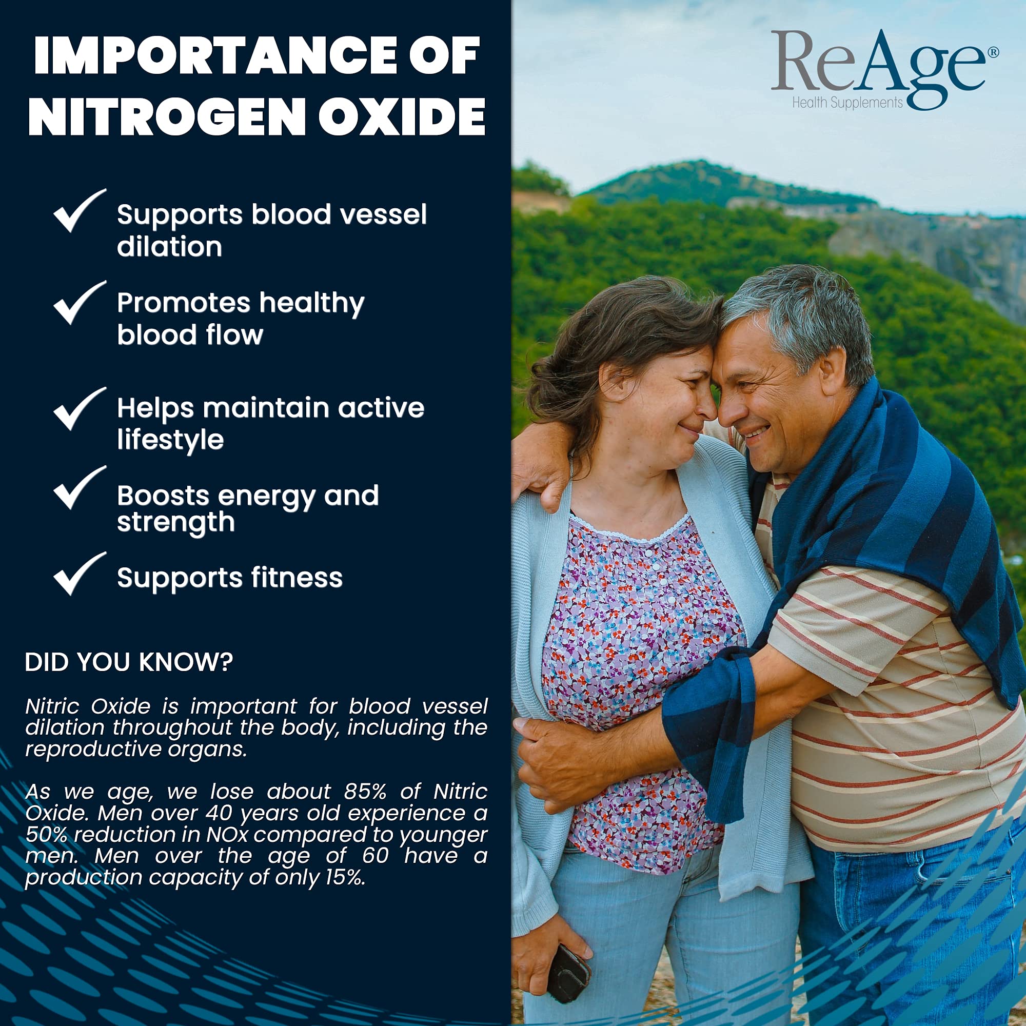 Buy ReAge® Male Factor 3 Maca Root Extract High Quality Formula with