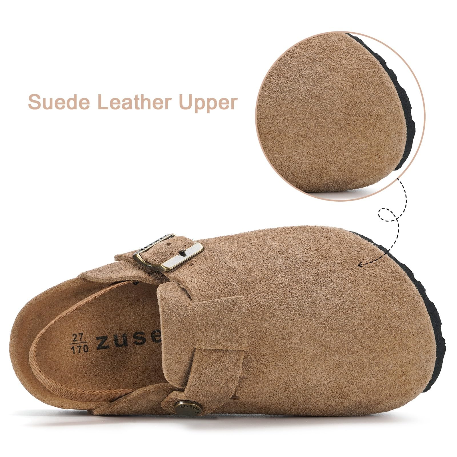 Zuecos Niña Pantuflas Unisex Niños Mulas Ajustables Sandalias Jardín Zapatillas de Estar