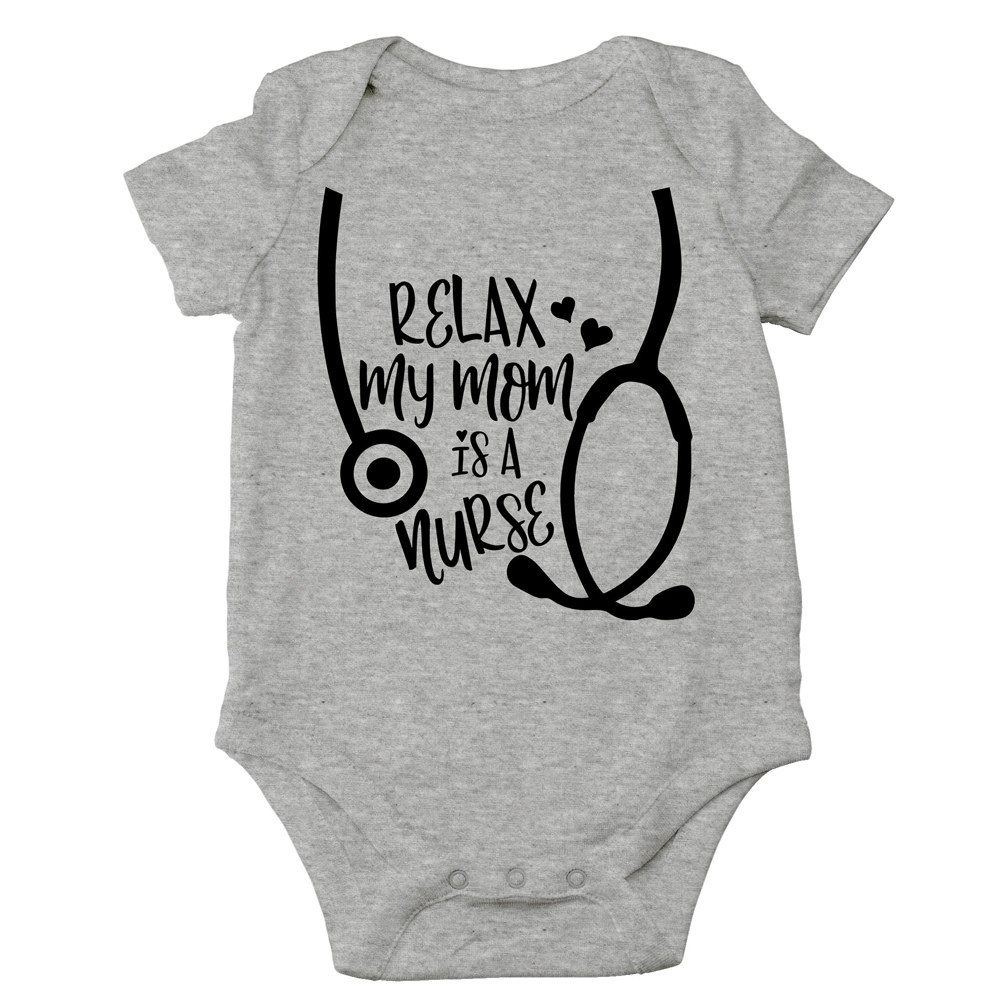 Cbtwearrelax My Mom Is A Nurse Baby Bodysuit Funny Infant