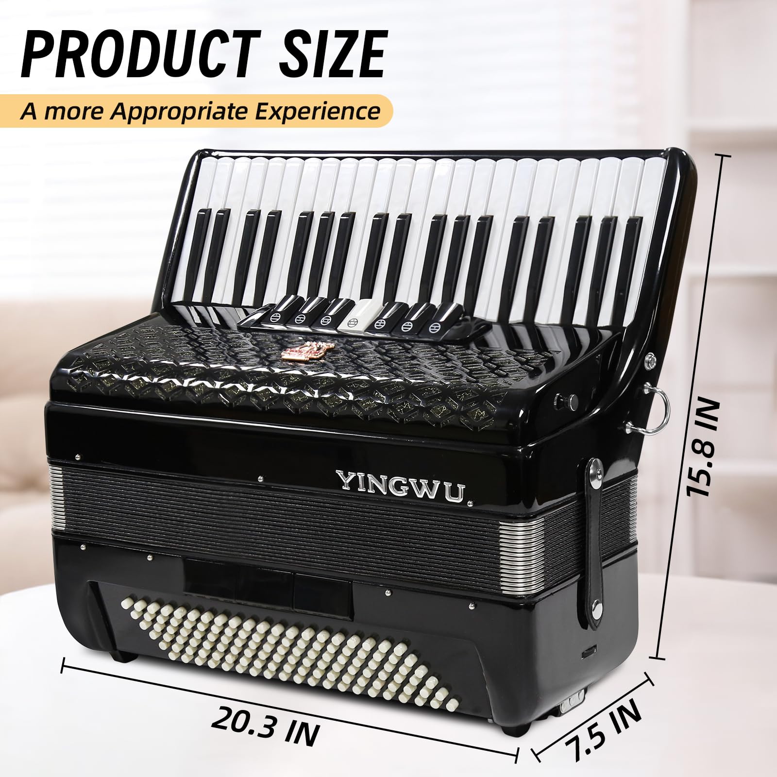 Amazon | YINGWU アコーディオン 41キー 120ベース アコーディオン 