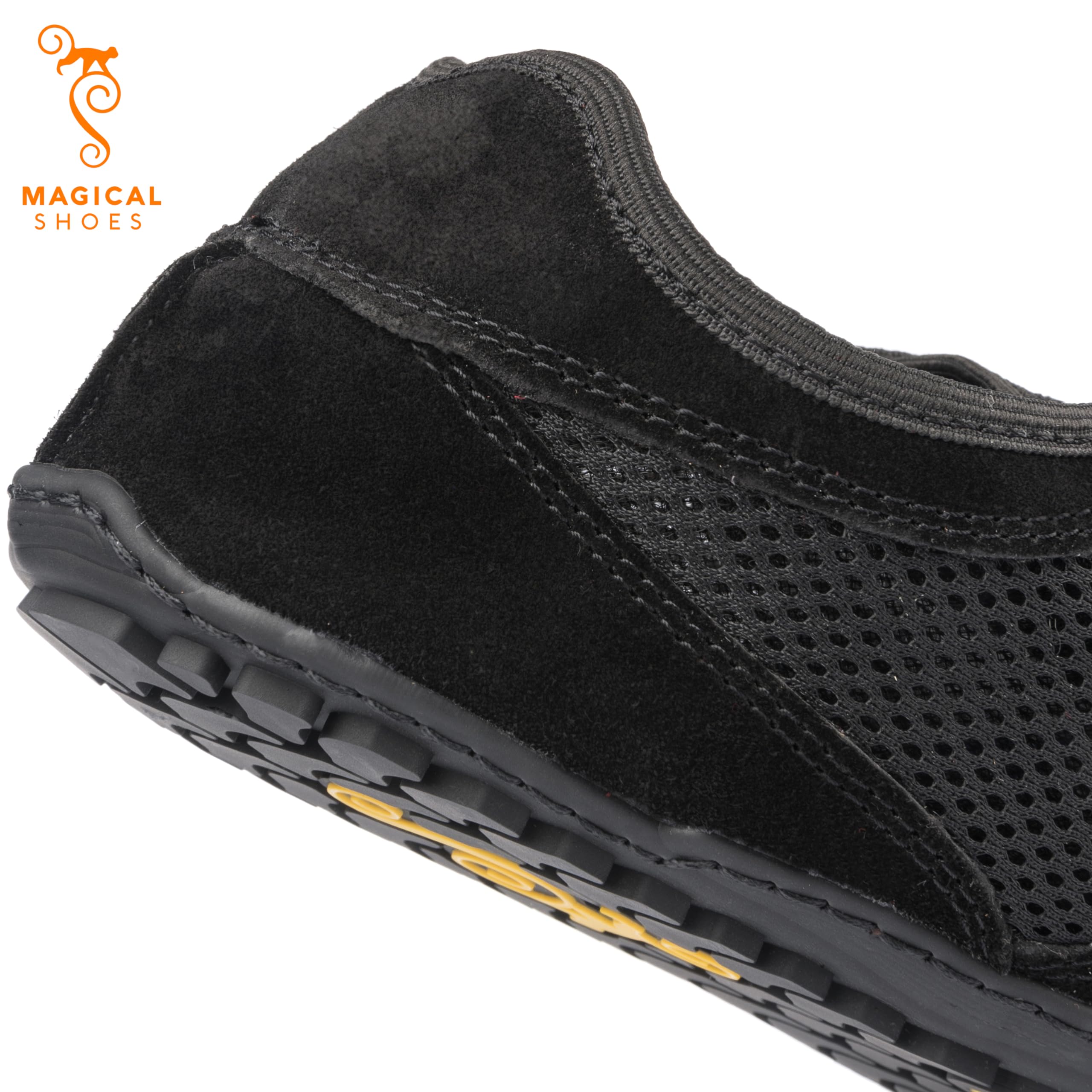Magical Shoes Męskie Buty Sportowe, Buty Minimalistyczne, Buty Sportowe Zero Drop, Buty na co dzień, Rozmiar 37, Classic Schwarz, Explorer 2.0