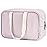 Full Size Toiletry Bag Women Large Cosmetic Bag Travel Makeup Bag Organizer Medicine Bag for Toiletries Essentials Accessories (Dusty Rose Stripe, Large)