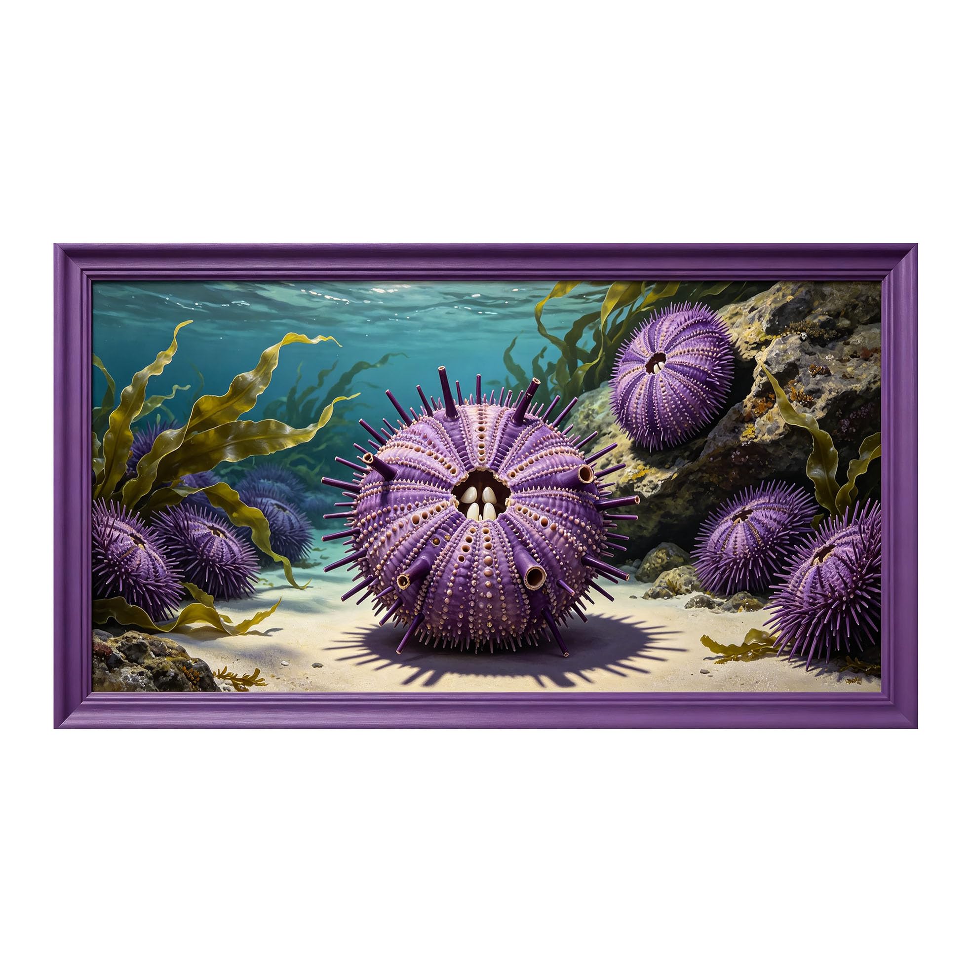 Oursin marin déco murale 3D autoadhésive amovible grand format - 8