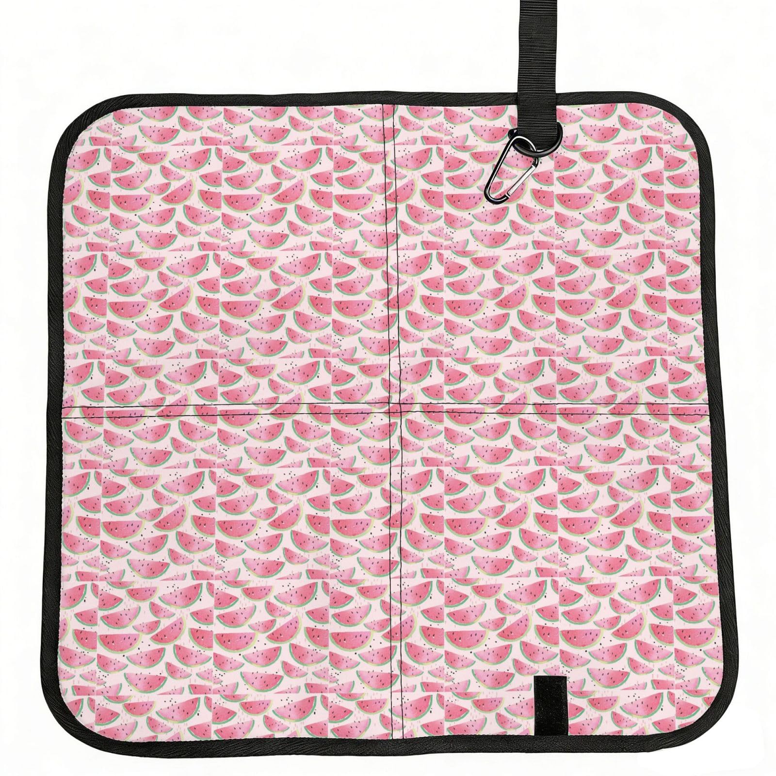 ERCgad Watermelon Fresh Fruit Print Foldable Seat Cushion Portable Chair Pad Lightweight Travel Outdoor Office Home