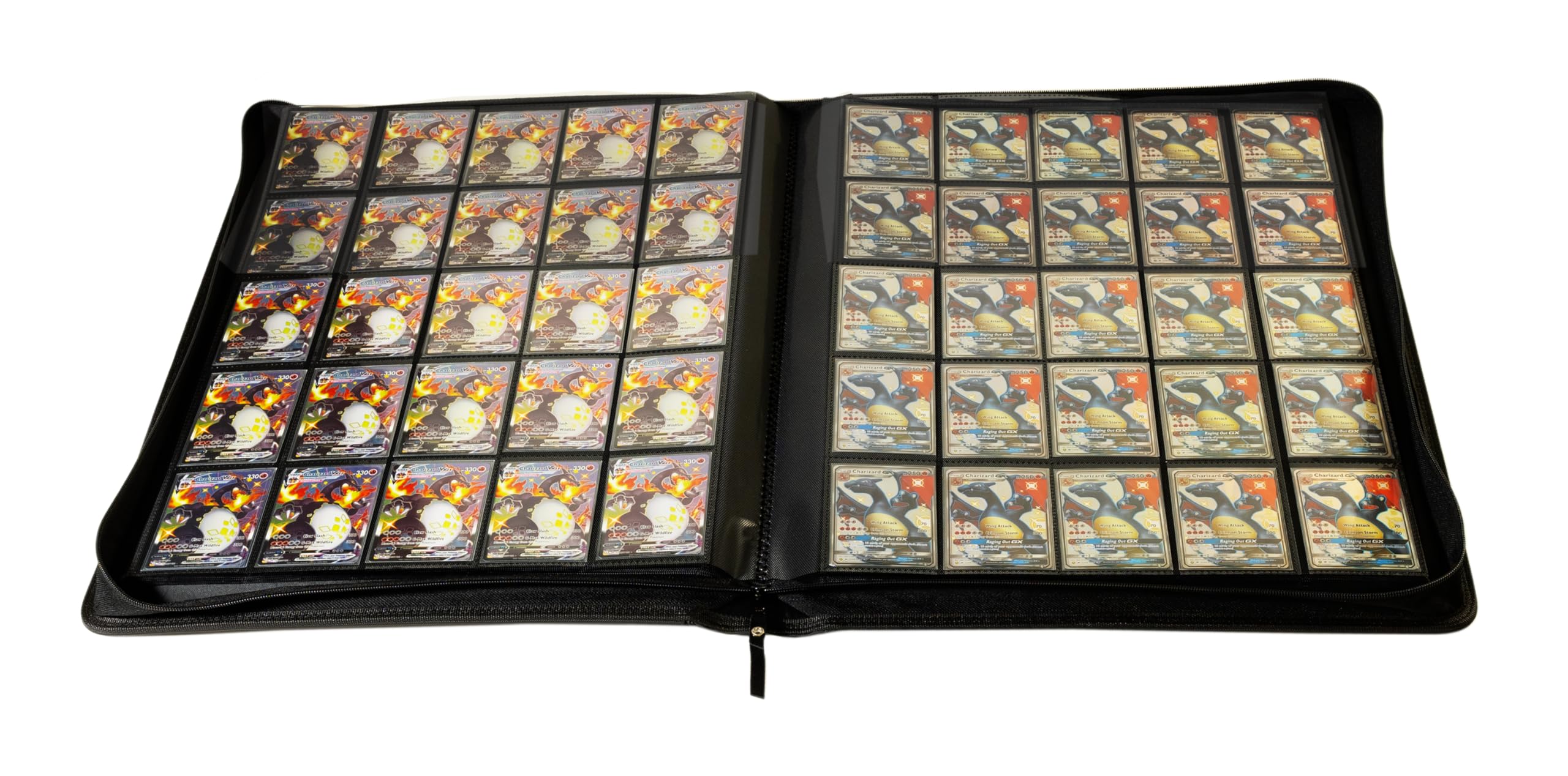 Amazon.com: TopDeck 1600 Card Ringless Zip Binder Pro - 5X5 25-Pocket Pages  Side Load Sleeve TCG Storage Portfolio, Compatible with Pokemon, Yu-Gi-Oh,  One Piece, MTG, Sports, Trading Collectible Cards
