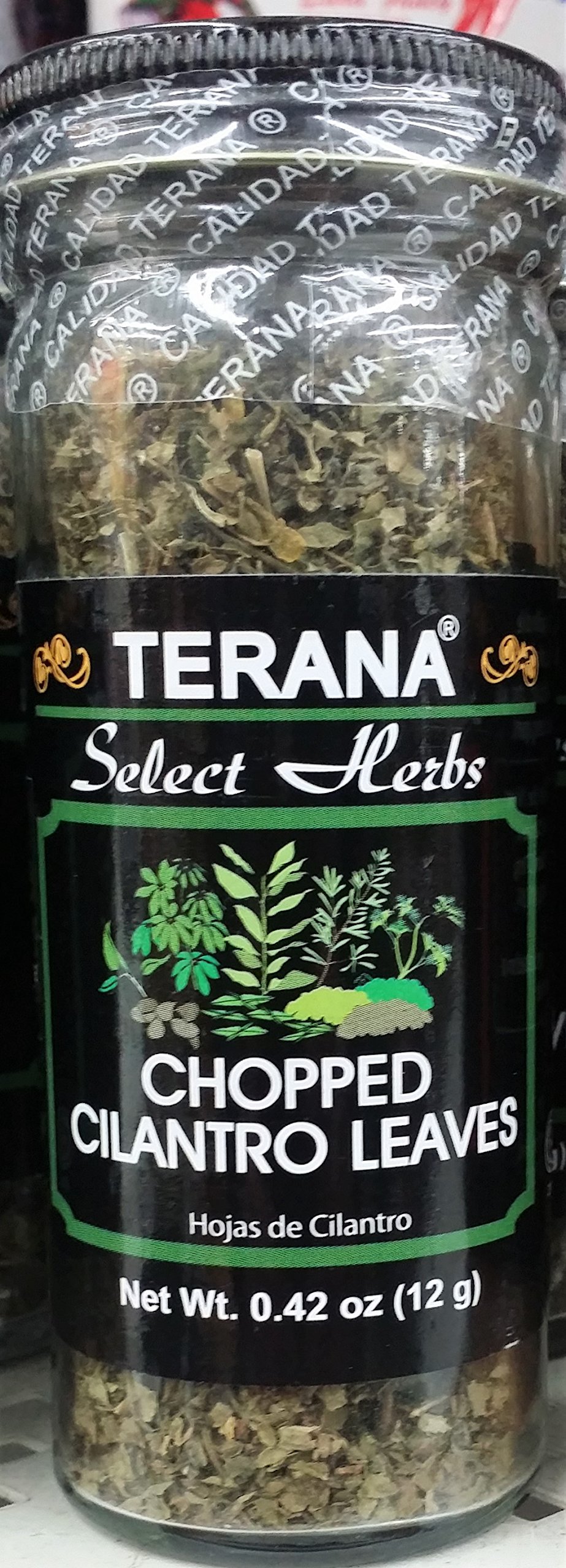 Terana Select Herbs Chopped Cilantro Leaves .42 oz (Pack of 2)