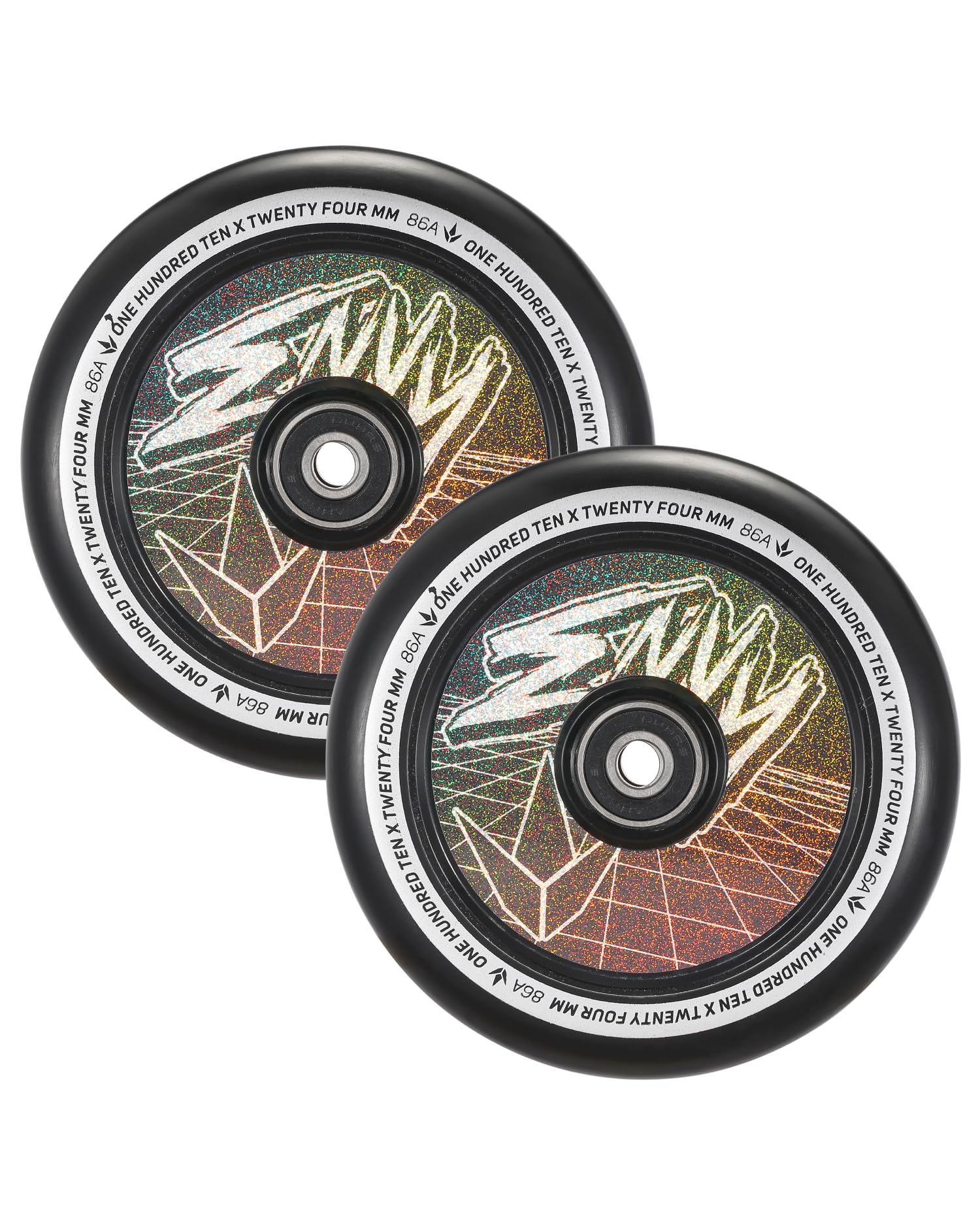 Envy Scooters Hollowcore Wheels Pair - 110mm x 24mm - Hologram Classic