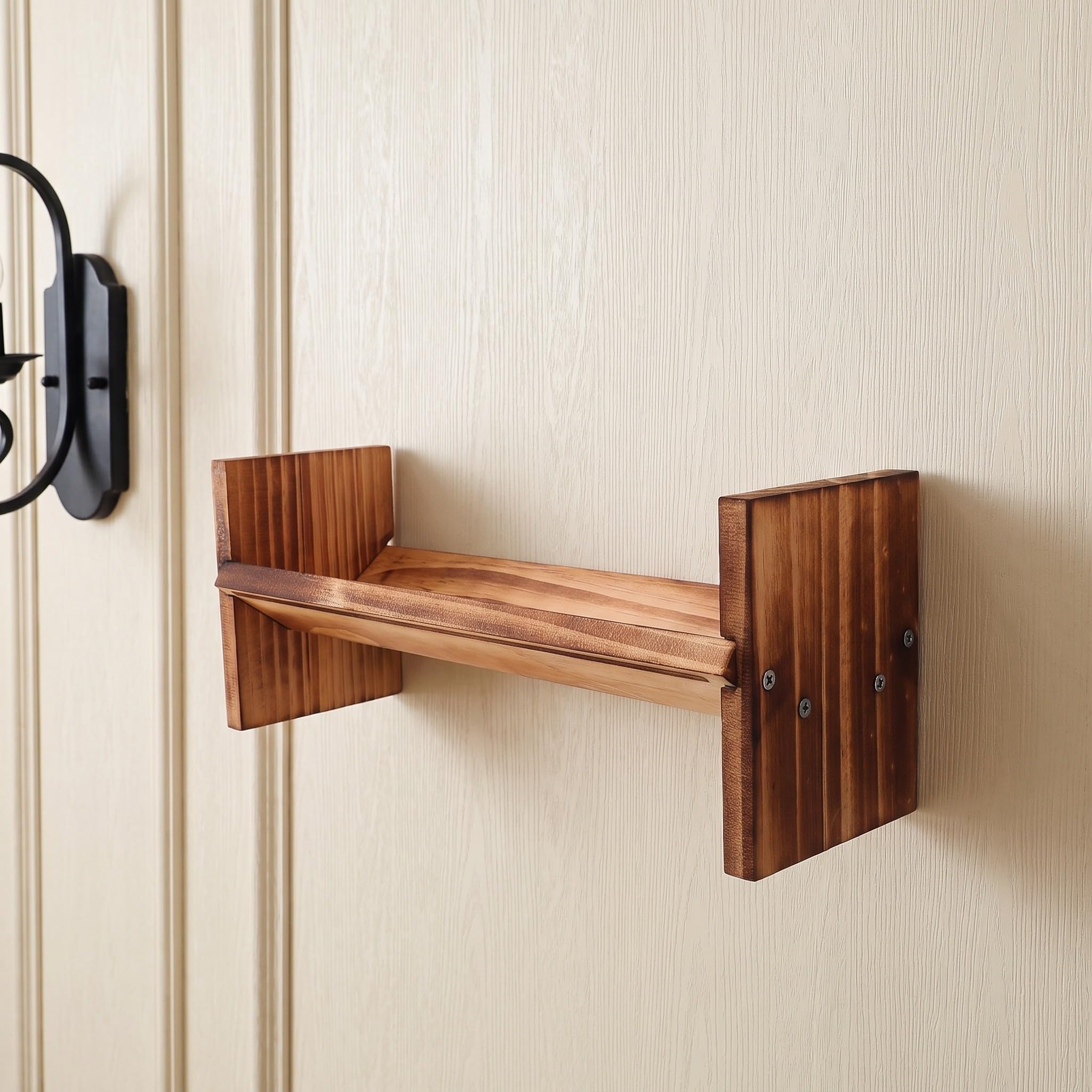 FRCOLOR Porta nastri per lavori creativi, organizer da scrivania in legno